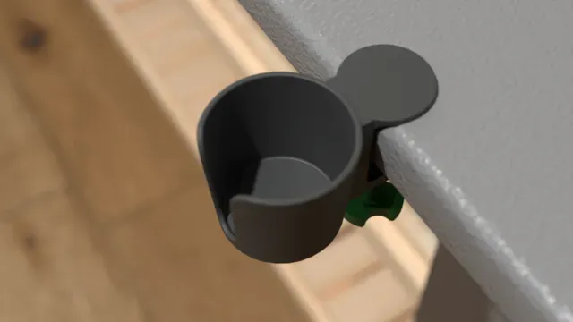 Desk Clamp Cupholder – Holder, 3D Printed — Image 12 of 13
