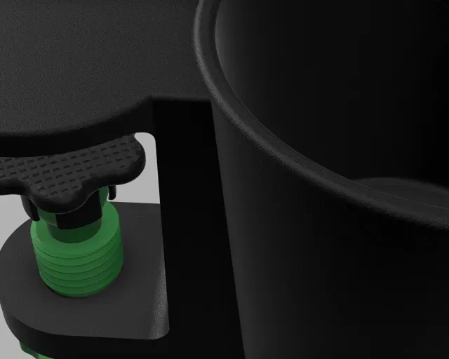 Desk Clamp Cupholder – Holder, 3D Printed — Image 5 of 13