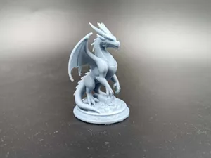 Standing Dragon with Base – Figurine