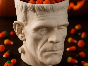 Frankenstein’s Halloween Candy Holder