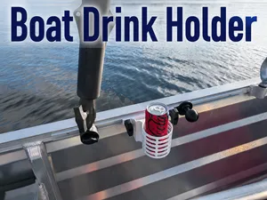 Boat Drink Holder with Phone Slot