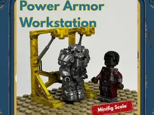 Power Armor Workstation - Minifig Scale