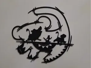 Simba Silhouette – Savannah Spirit Art