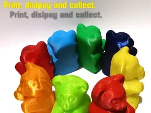 Filament Swatch Test – Gummy Bear (No Support)