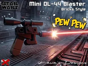 Star Wars Mini Han Solo DL-44 Blaster