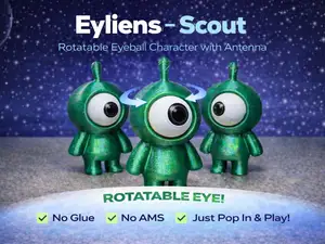 Eyliens – Scout | Rotatable Eyeball Alien Figure