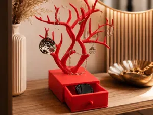 Arbre à Bijoux avec Tiroir