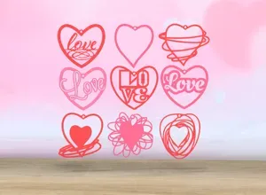 Valentine's Day - Hanging Ornaments Collection
