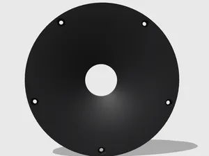 6” Waveguide for 1” dome tweeter