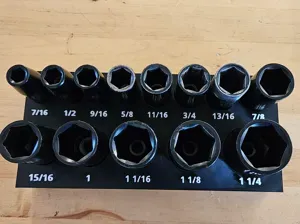 SAE Impact Socket organizer (harbor freight)