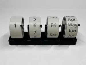 Simple Modular Desk Calendar