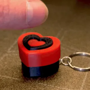 Valentine Clicker Keychain | No AMS