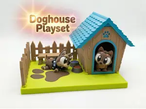 Dog yard playset - to be used with dog house