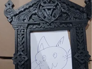 frame in Slavic style
