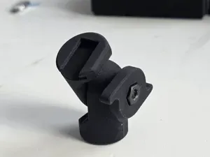 3/8"-16 Tilting Cold Shoe Microphone Mount