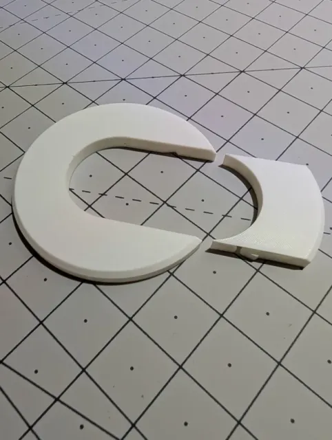 Split Flange Snap-On Escutcheon for 1.5" PVC Pipe — Фото 3 из 5