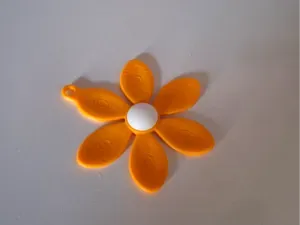 Flower keyring