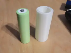 Customizable Battery Sleeve/Adapter, 18650 26650