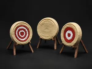 Straw Archer Targets Set - DND Miniature Terrain