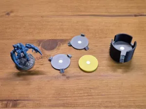 Numbered Miniature Mag Bases