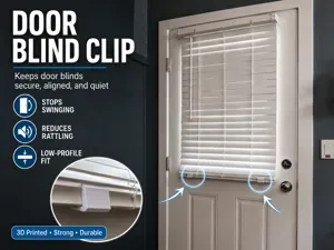 Door Blind Hold-Down Clip V2 - Durable Design