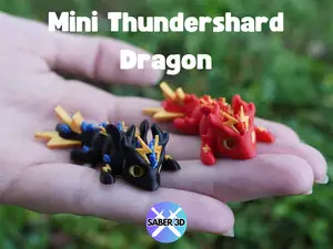 Mini Articulated Thundershard Dragon