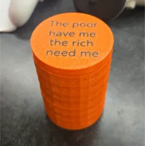 Preset Cryptex with Hint 30x70 7 Letters
