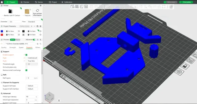 Angle Clamp V2 Full 3D Print No Hardware needed. — Image 8 of 9