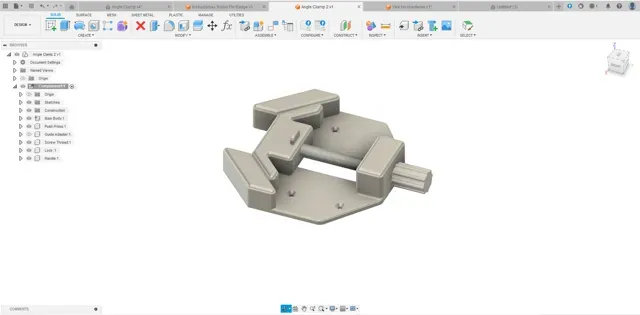 Angle Clamp V2 Full 3D Print No Hardware needed. — Image 6 of 9