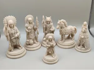 Warriors of the Great Plains Chess Set