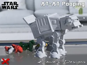 Star Wars AT-AT Pooping