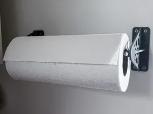 Wall-mounted paper towel holder