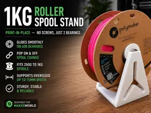 Universal Filament Spool 608 Roller Stand