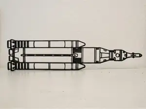 NASA Artemis Space Launch System SLS Rocket Art