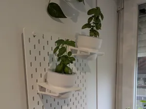 Ikea skadis plant pot holder