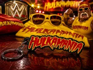Hulkamania Keychain