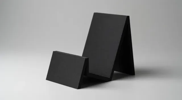Book Stand / Bookend Minimal Nero — Image 2 of 2