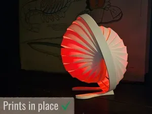 Print-in-Place Spiral RGB Lamp | KC007 Puck