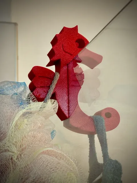 Seahorse-Hanger - Towel hook for shower glass — Фото 3 из 5