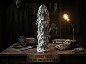 Ghostface See Hear Speak No Evil Totem
