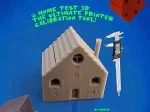 HoMe TeSt 3D - Calibration Model for 3D Printers