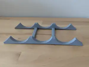 Bottle/can holder for fridge - 3 in a row