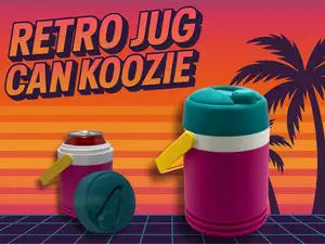 Retro Jug Can Koozie – 12oz Standard Can Size