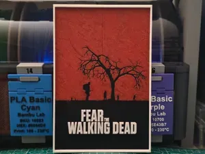 Fear the Walking Dead Poster - Hueforge Art