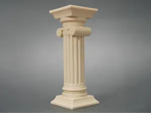 Classic Ionic Greek Column Pedestal