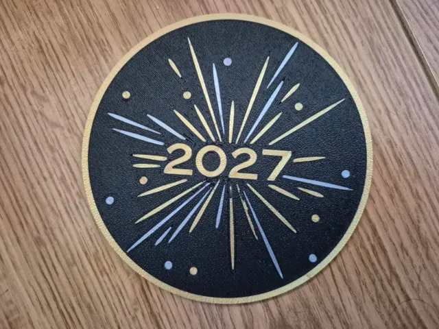 Happy New Year! 2027 Coasters Multicolor — Image 3 of 8