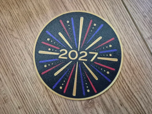 Happy New Year! 2027 Coasters Multicolor — Image 6 of 8