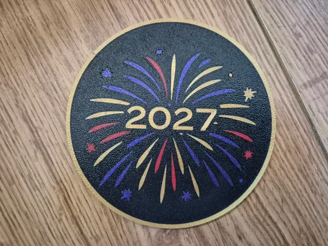 Happy New Year! 2027 Coasters Multicolor — Image 8 of 8