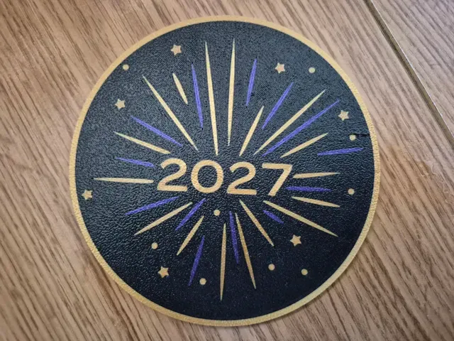 Happy New Year! 2027 Coasters Multicolor — Image 5 of 8