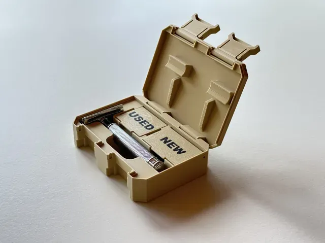 Safety Razor Travel Case with Blade Compartments — Фото 2 из 16
